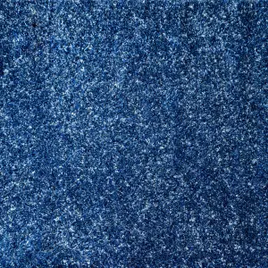 Super Soft Navy Blue Mottled Shaggy Area Rug 120x170cm