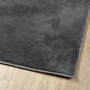 Rug OVIEDO Short Pile Anthracite 200x280 cm