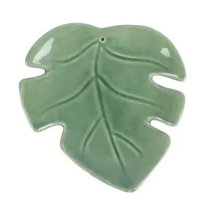 Something Different Palm Leaf Incense Holder Green (One Size)