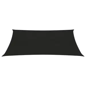 Berkfield Sunshade Sail 160 g/m2 Black 2.5x3.5 m HDPE