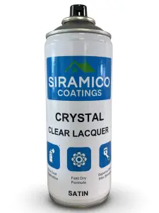 Crystal Clear Lacquer - 400ml - Satin Finish - Multi-Surface Lacquer Spray