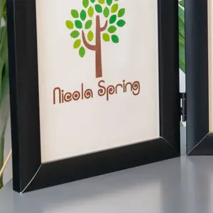 Nicola Spring - Folding 2 Photo Frames - 5 x 7" - Pack of 2