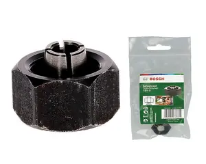 BOSCH 8mm Collet with Locking Nut (Version To Fit: Bosch AdvancedTrimRouter 18V-8 Cordless Router)