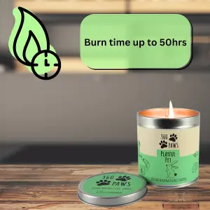 Scented Odour Neutralising Candle Fresh Cotton & Musk 50 Hour Burn Time