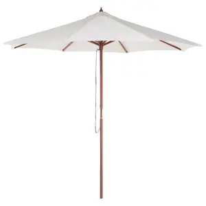 Garden Parasol 2.7 m Light Beige TOSCANA