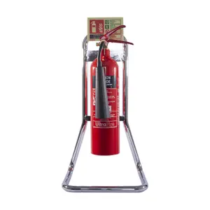 Single Chrome Extinguisher Stand - UltraFire