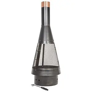 La Hacienda Colorado Steel Chiminea