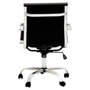 Interiors by Premier Brent Black Low Back Home Office Chair