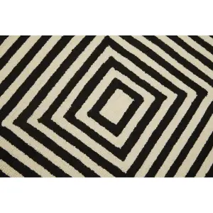 Bosie By Premier Milana Small Black and White Rug