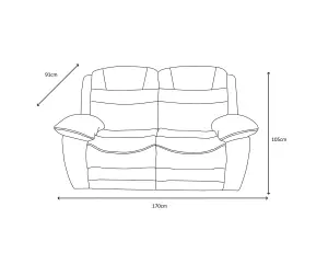 NAPOLI 3 Seater and 2 Seater Electric Recliner Sofas Suite in Grey Faux Suede