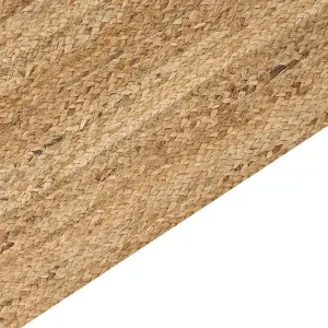 Jute Area Rug 300 x 400 cm Beige YENIKOY