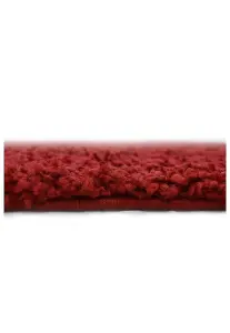 Melrose Venus Shaggy Red High Pile Medium Area Rug 120/170cm