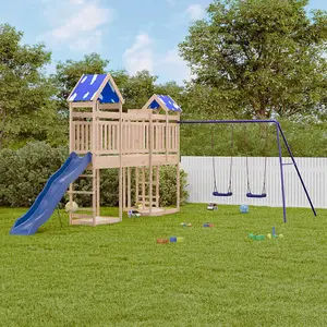 Berkfield Outdoor Playset Solid Wood Pine