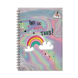 IG Design Im So Over This Rainbow A5 Notebook Multicoloured (One Size)