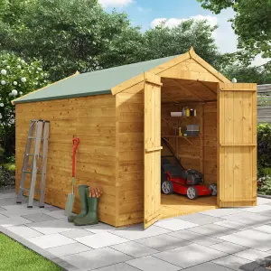 BillyOh Master Tongue and Groove Apex Wooden Shed - 10x8 - Windowless