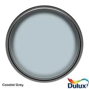 Dulux Simply Refresh One Coat Coastal Grey Matt Wall paint, 2.5L