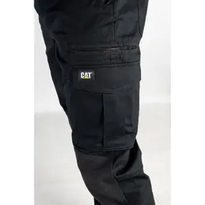 Caterpillar Dynamic Cargo Work Trousers Black - 34S