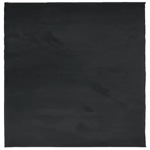 Rug OVIEDO Short Pile Black 160x160 cm