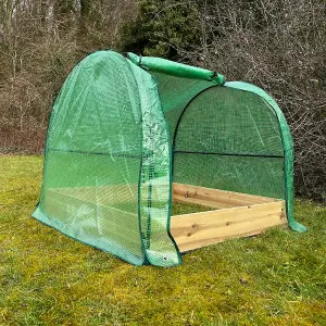 Grow Tunnel for Raised Vegetable Bed (125cm x 125cm x 100cm)