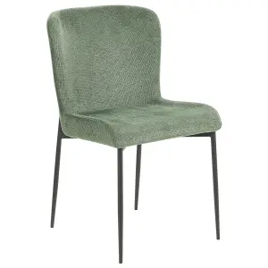 Set of 2 Dining Chairs ADA Dark Green