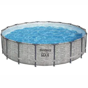 Bestway Steel Pro MAX™ Swimming pool with pump (L) 5.49m x (H) 122cm