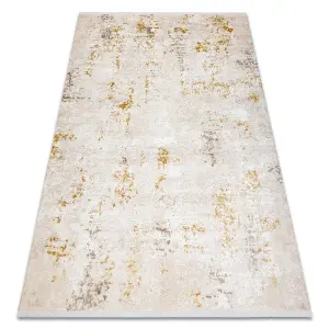 Modern carpet DUKE 51546 cream / gold - Vintage, structured, very soft 180x270 cm