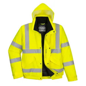 Portwest Unisex Adult Hi-Vis Winter Bomber Jacket