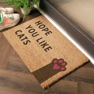 Hope You Like Cats Doormat (60 x 40cm)