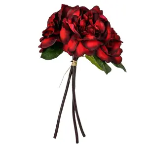 Bouquet of Faux Wild Roses - 34cm