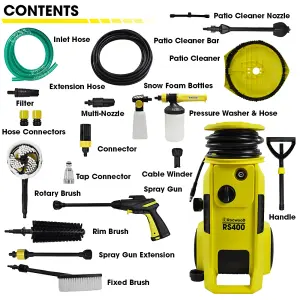 RocwooD Electric Pressure Washer 2175 PSI & Accessories