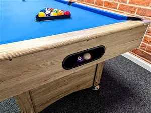 Signature Dean Pool Table: Grey Oak Finish