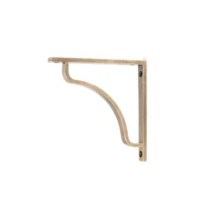 From The Anvil Burnished Brass Abingdon Shelf Bracket (150mm x 150mm)