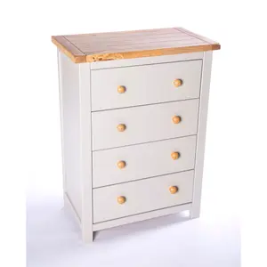 Argenta 4 Drawer Chest of Drawers Wood Knob