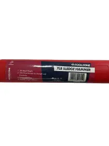 TOOLZONE 7LB 70% FIBRE SLEDGE HAMMER