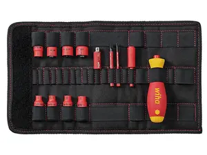 Wiha - slimVario electric Screwdriver and Nut Driver Set, 13 Piece