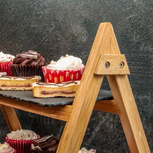 2 Tier Slate Cake Stand Maison & White