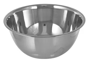 Buckingham Deep Salad Mixing Bowl Premium Stainless Steel for Mixing, Serving, and Food Preparation (34 cm)