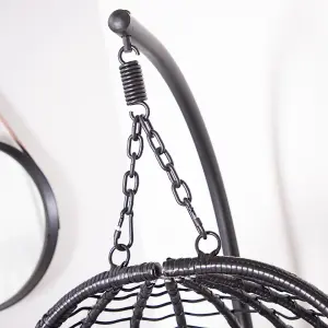 Alfresia Charcoal Hanging Egg Chair