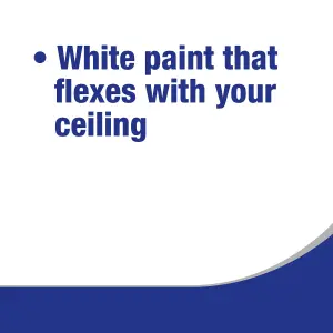 Polycell Crack free White Silk Emulsion paint, 2.5L