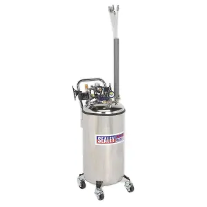 Sealey Fuel Tank Drainer 90L Stainless Steel TP201