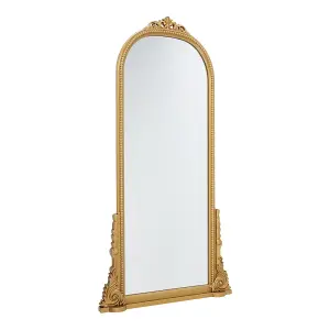 Baroque Decorative Wall Mounted Mirror Shatterproof in Gold