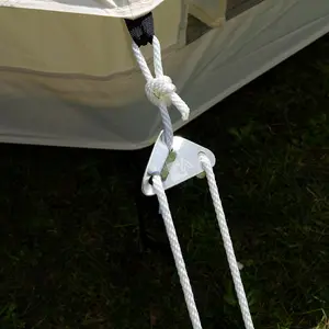 2m Mini Bell Tent Lite,  New for 2024,  zipped in groundsheet, compact & super lightweight