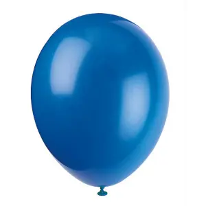 Unique Party Premium Quality Latex Balloons (Pack of 50) Blue (One Size)