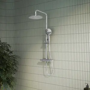 VitrA Aquaheat bliss Gloss Chrome effect Thermostatic Mixer Shower