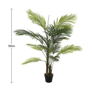 Garden Decoration Artificial Bamboo Palm Tree in Pot 130 cm