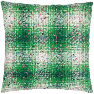 Heya Home Connie Check Jacquard Polyester Filled Cushion