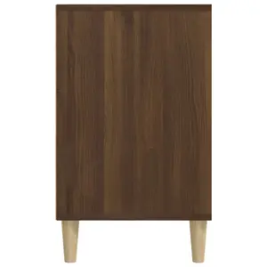 Berkfield Shoe Cabinet Brown Oak 102x36x60 cm Engineered Wood