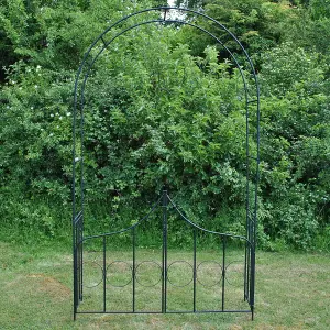 Metal Kingsbere Garden Arch with Gate