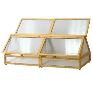 VegTrug Medium Cold Frame - Natural