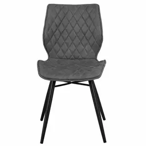 Mahaffie Upholstered Dining Chair (Set of 2) Grey